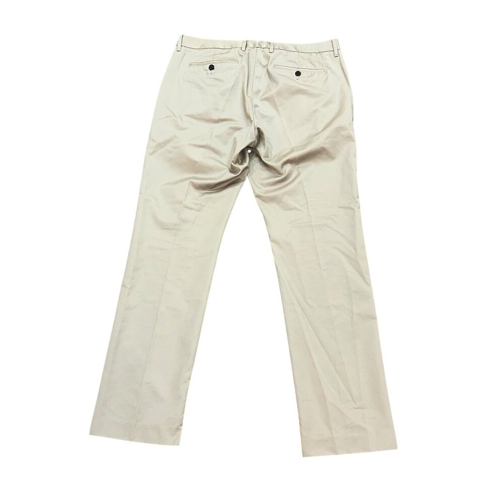 Bonobos Wednesday Khaki Dress Pants Slim Fit Straight Leg Size 35/32 Work Office - Picture 3 of 9
